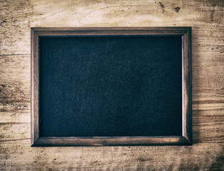 Blank blackboard