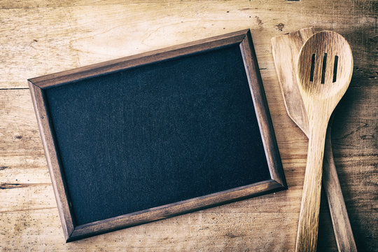Blank blackboard