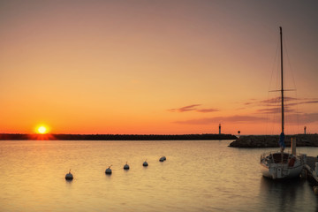 Hafen von Marseillan-Plage