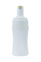 Gel Foam or Liquid Soap Dispenser Pump Plastic white Bottle on w