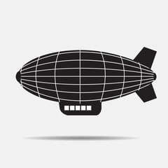 Dirigible silhouette © Andrii Symonenko