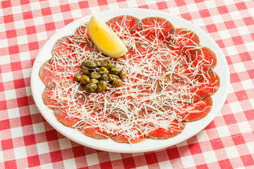 meat carpaccio