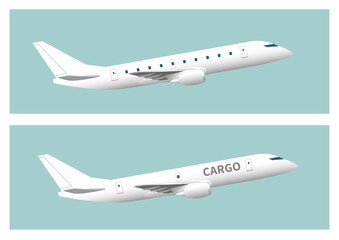 Passenger aircraft and cargo aircraft