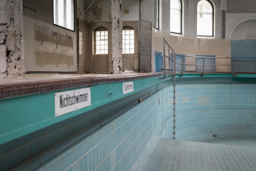 old abandoned pool