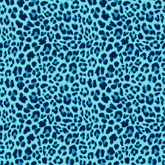 Leopard seamless pattern design, vector background