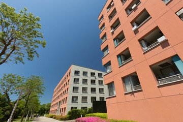 幕張の高層マンション街