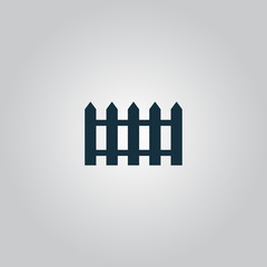 Fence icon - Vector