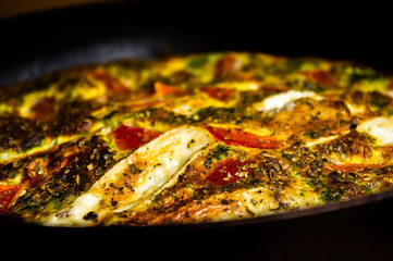 omlet z szpinakiem © Krzysztof Matloch