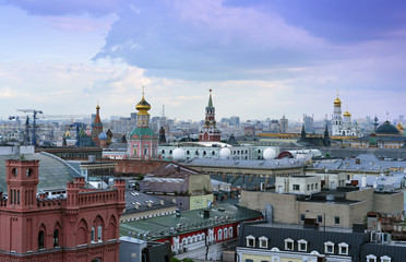 Fototapeta premium View of the city centre of Moscow 