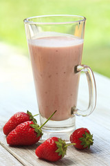 fresh Strawberry smoothie