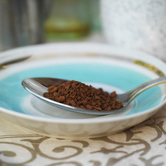 Spoon Full Of Instant Coffee