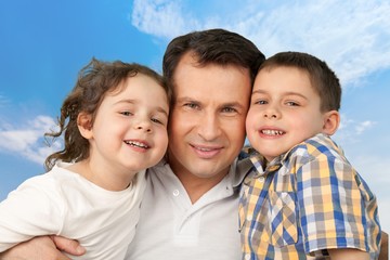 Family, Cheerful, Happiness.