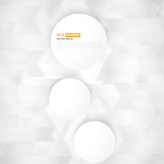 Vector Abstract geometric shape from gray cubes. 