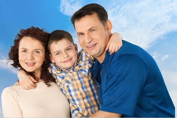 Fototapeta premium Family, Latin American and Hispanic Ethnicity, Cheerful.