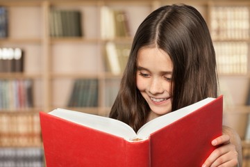 Child, Reading, Book.