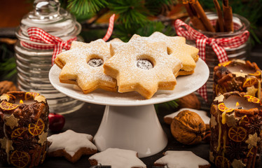 Homemade cookies for Christmas