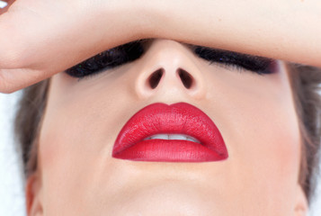 Fototapeta premium Breath your lips