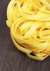 Tagliatelle italian pasta