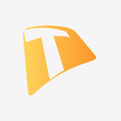 Abstract icon based on the letter t © credon2012