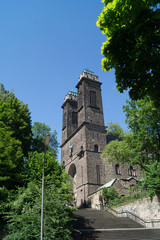 Fototapeta na wymiar Kirche in Saarbrücken