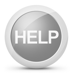 Pulsante aiuto help grigio