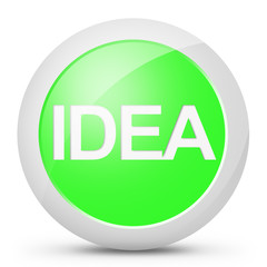 Pulsante idea tasto verde