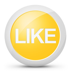 Bottone like icona giallo
