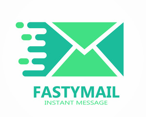 Mail vector logo or symbol icon