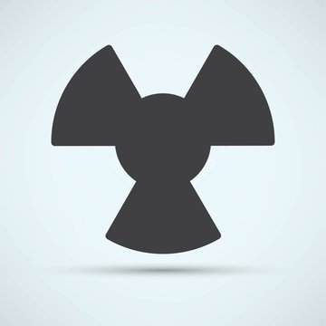 recommend clip art: radiation symbol