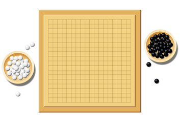 Go Game Blank Start Of Play Board