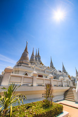 Fototapeta premium Pagoda at Wat Asokaram in Thailand