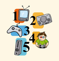 Naklejka premium video games