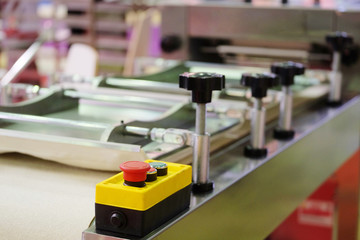 Production line at bakery