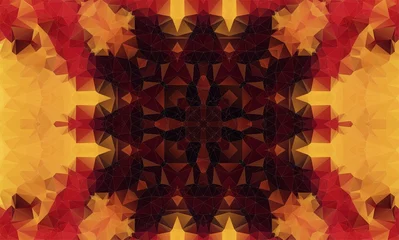 Poster abstract polygonal background © igor_shmel