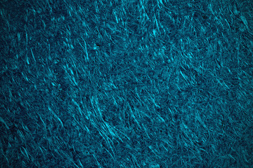 abstract background textured blue plastic fiber material