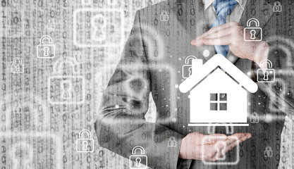 Home insurance concept.