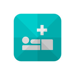 Obraz premium Modern App Button