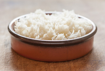 Rice in bowl