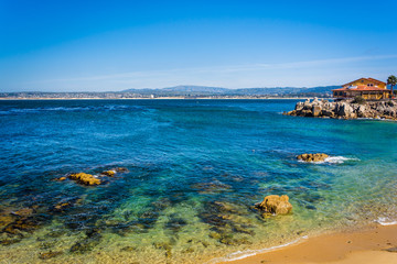 Beach near Cannery Row in Monterey, California.