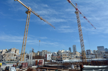 Fototapeta na wymiar Luxury apartment development in Tel Aviv, Israel