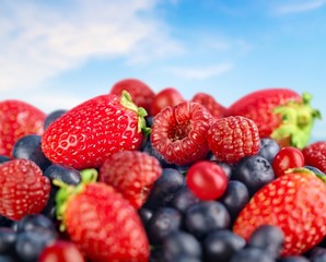 Dessert, closeup, isolated.