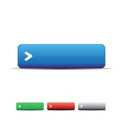 Blue empty button vector