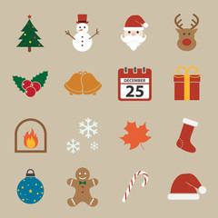 Naklejka premium christmas icon