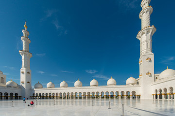 Sheikh Zayed Mosque in Abu Dhabi