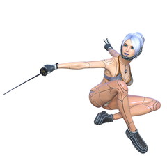 Obraz premium アンドロイド 