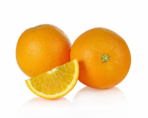 orange isolated on white background
