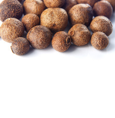 Allspice isolated on white background