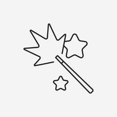 birthday cracker line icon
