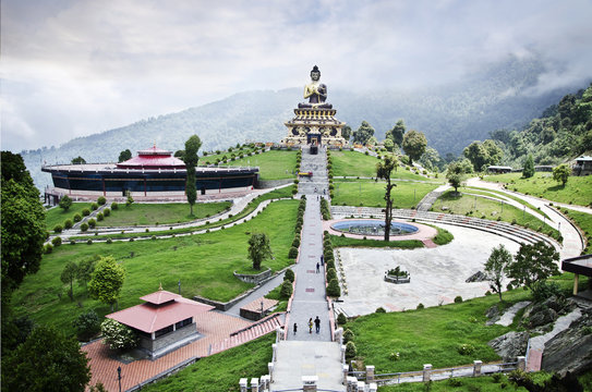 Beautiful buddha park at ravangla