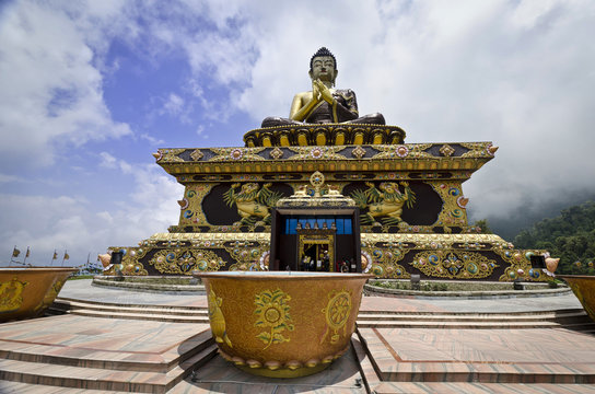 Beautiful buddha park at ravangla